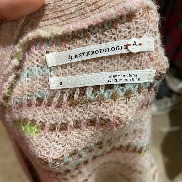 NWT Anthropologie Space Dyed Open Front Cardigan - Picture 5 of 9